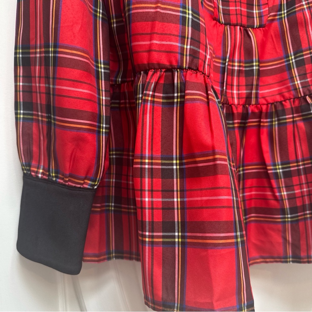 Tuckernuck Red Plaid Tunic Top - Picture 3 of 10